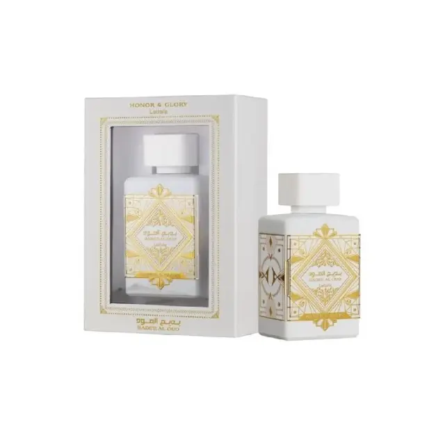 Lattafa Badee Al Oud Honor + Glory Eau de Parfum 100ml – Unisex Gourmand Άρωμα με Ανανά, Crème Brûlée + Βανίλια