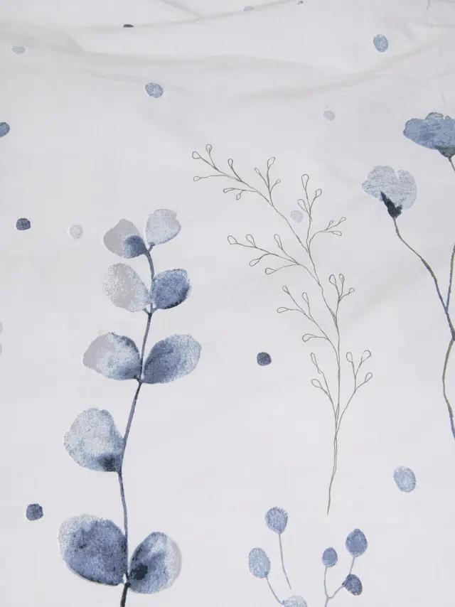 Πάπλωμα 220x240 Υπέρδιπλο Nima Ameya Ciel-White 100% βαμβακερό 2