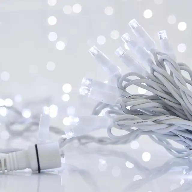 100 LED Επέκταση Έως 9 Προέκταση 150cm Λευκό Καλώδιο Λευκό Φως IP65