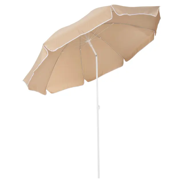 ΟΜΠΡΕΛΑ ΘΑΛΑΣΣΗΣ ME 8 FIBERGLASS ΑΚΤΙΝΕΣ 2.20μ FB96015.04 MOKA 3