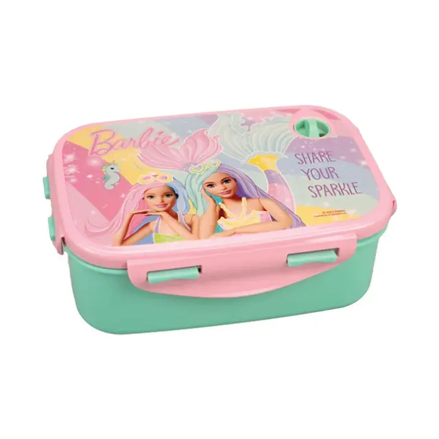 Gim Φαγητοδοχείο Πλαστικό Micro 900ml Barbie (571-22265)