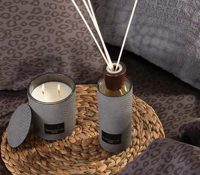 ΑΡΩΜΑΤΙΚΟ ΚΕΡΙ POMEGRANATE NOIR 450gr NEF-NEF HOMEWARE, - GREY (038581) 2