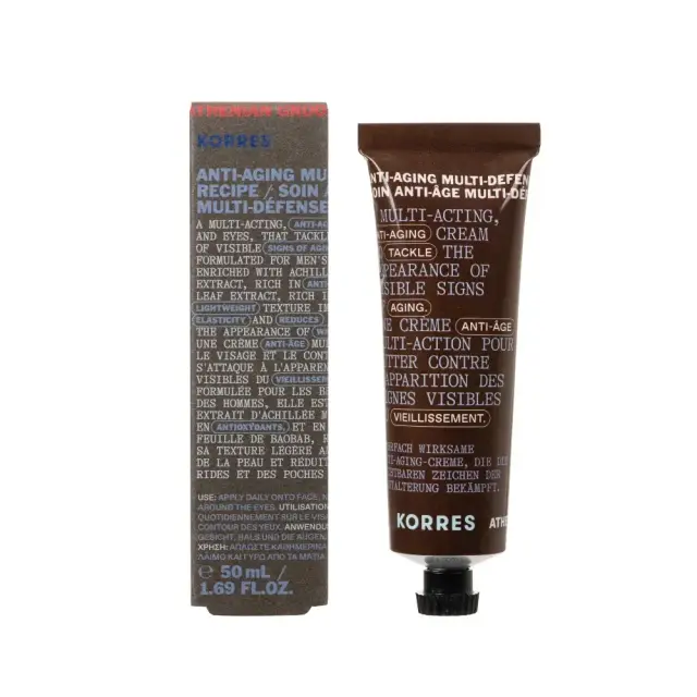 Korres Athenian Grooming Αντιγηραντική Κρέμα Προσώπου & Ματιών για Άνδρες, 50ml