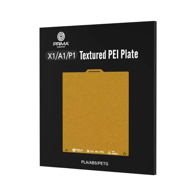 PrimaCreator Dual-Sided Textured PEI Plate for BambuLab X1 / P1 / A1 2