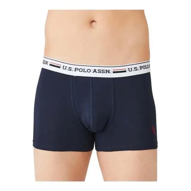 U.S. Polo ASSN. Ανδρικό Boxer Classic Logo - Τριπλό Πακέτο, Χρώμα Κόκκινο-Γκρι-Σκ.Μπλε 2