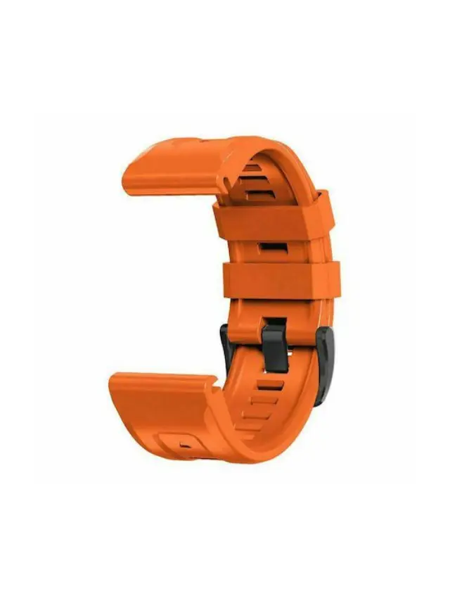Tech-Protect® Iconband Λουράκι Σιλικόνης για Garmin Fenix 3/5x/3hr/5x Plus/6x/6x Pro/7x/8/9 (51mm)-Orange 2