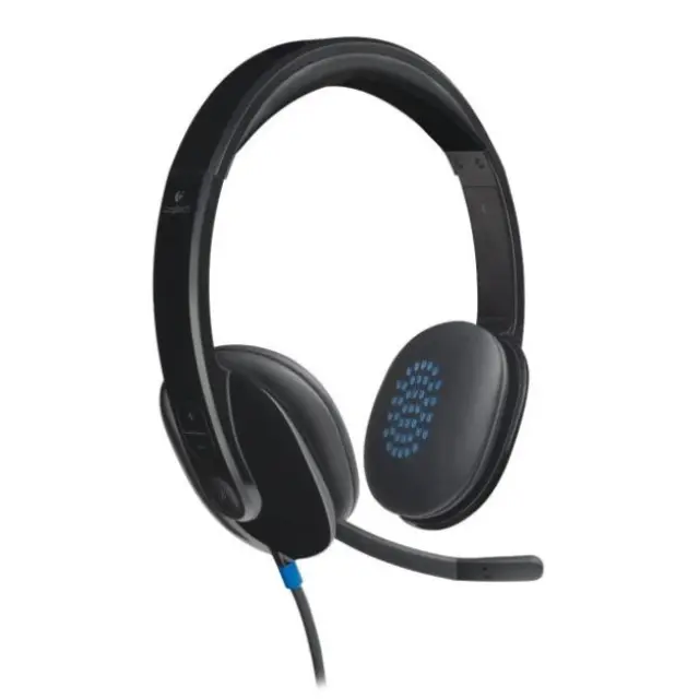 Logitech H540 On Ear Multimedia Ακουστικά με μικροφωνο και σύνδεση USB 2