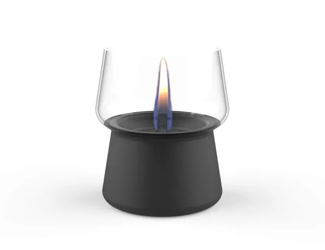 Επιτραπέζια Εστία Φωτιάς Amaryllis 10 Tenderflame με διάρκεια καύσης 9 - 10 ώρες, χωρητικότητα δεξαμενής 300ml και διαστάσεις 12x13.5cm - Black TF-600300 2