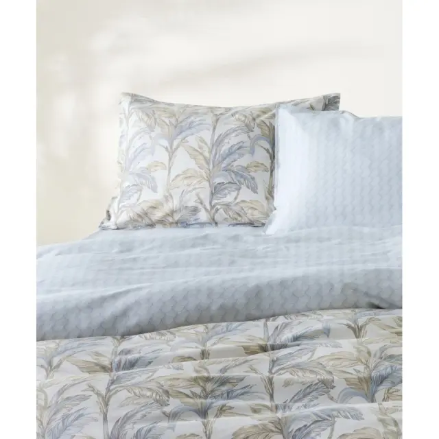 Σετ Σεντόνια King Size 4 Τεμαχίων Kentia Kernel 1 Whiteblue-Beige 270x270 2