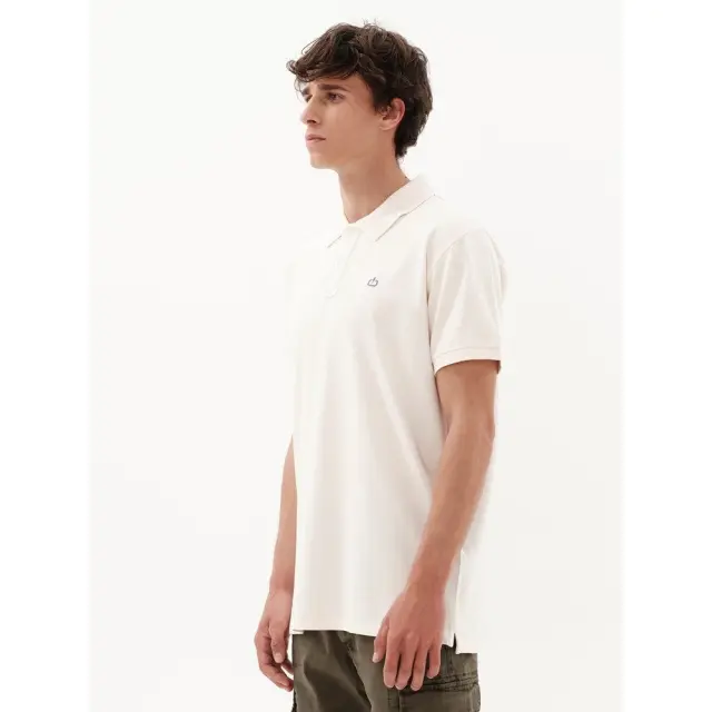 Emerson Men's Garment Dyed Polo (231.EM35.69GD-OFF WHITE) - Λευκό 2