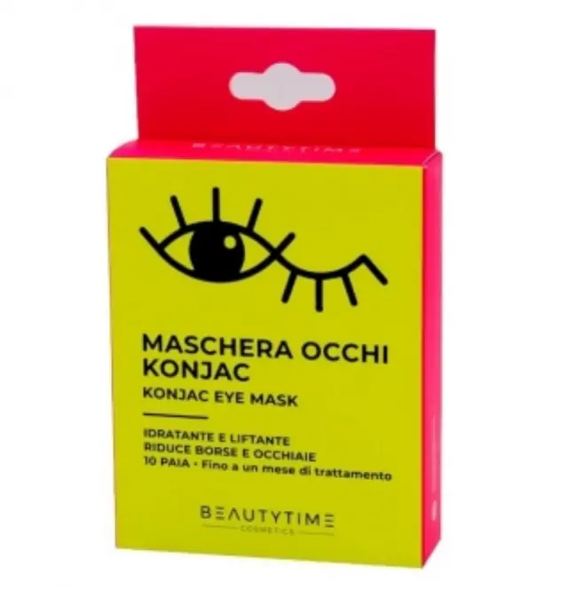 Ενυδατική Μάσκα Ματιών - Beautytime Konjac Moisturizing And Lifting Eye Mask - 10 Ζεύγη