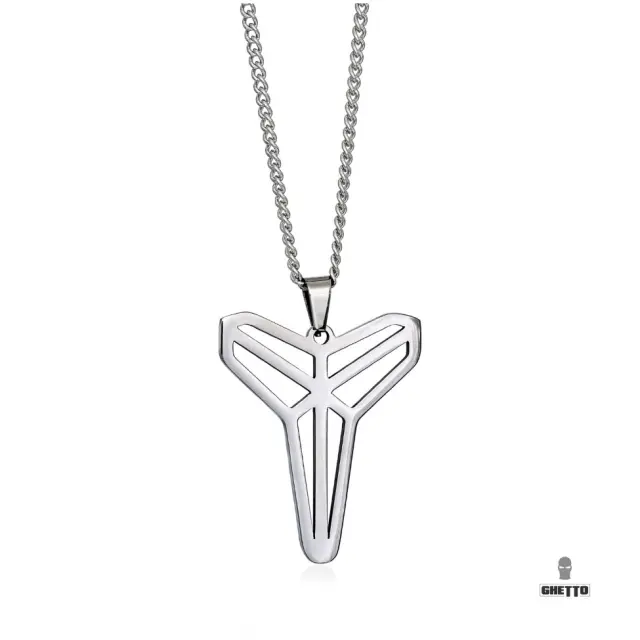 Ghetto Hip Hop Black Mamba SS Basketball Necklace Unisex