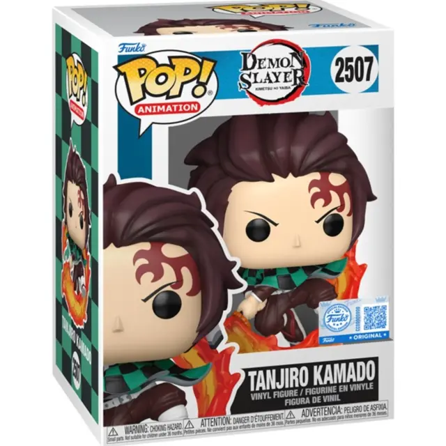 Φιγούρα Funko Pop! Animation: Demon Slayer - Tanjiro Kamado (with Flaming Sword) (Special Edition) #2507 2