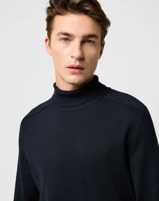 Wrangler Ανδρικό Πλεκτό Ζιβάγκο 112371532 – Black - XXL 3