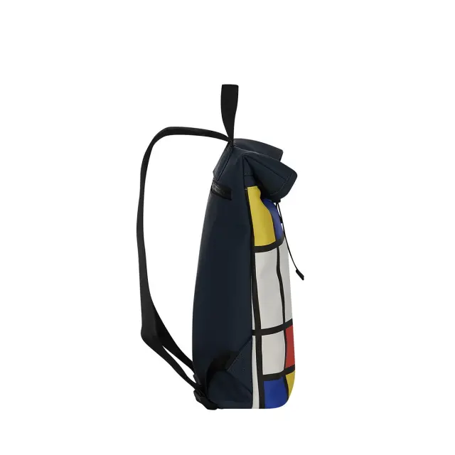 New Rebels Mart Art Roll-Top Backpack (S): Mondriaan 3