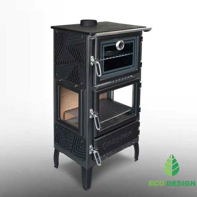 Caliskan 306-3D ενεργειακή σόμπα ξύλου με φούρνο 2