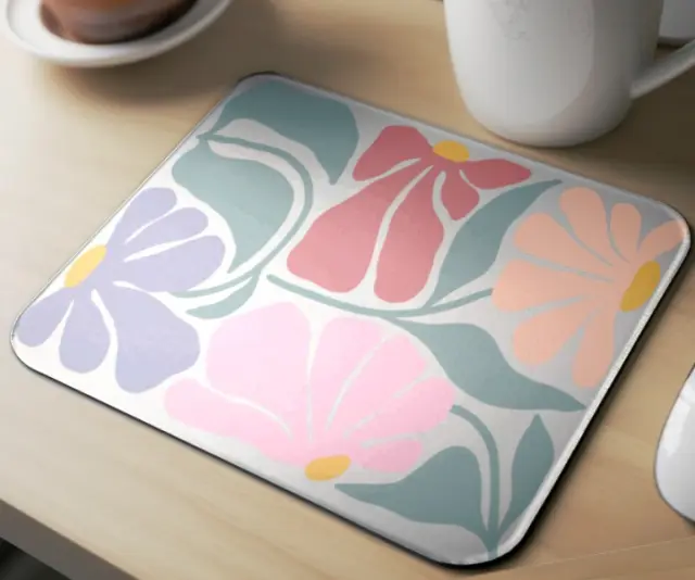 Mousepad ( flowers 70s , design-12 ) Διαστάσεις: 23cm(μήκος) x 20cm (ύψος) 2