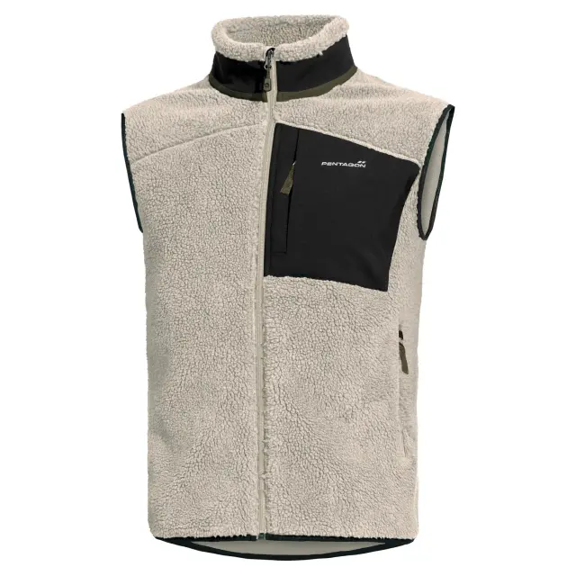 SUMMIT SHERPA FLEECE VEST K04016 04DT-Desert Tan