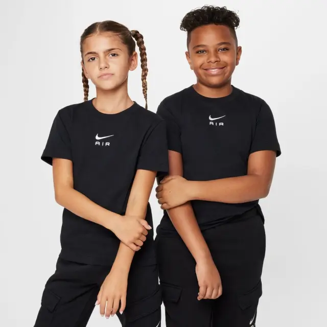 Nike Air T-Shirt ΠΑΙΔΙΚΗ ΜΠΛΟΥΖΑ (FZ5174-010) - Μαύρο - S 8-10 ετών 3