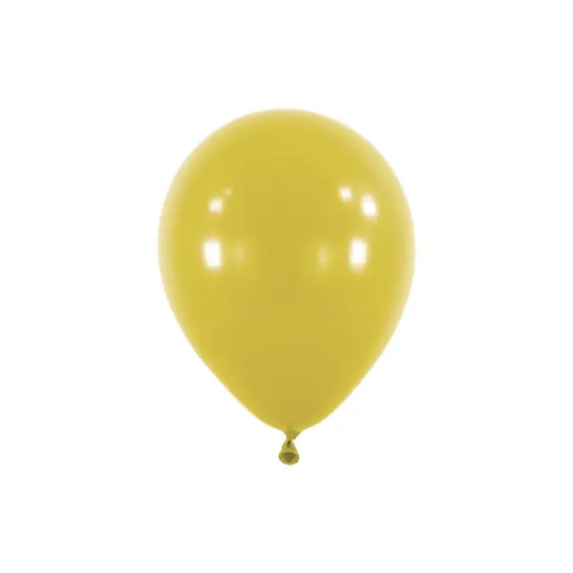 Μπαλόνια λατεξ 5 Μουσταρδί / 100 pcs - Mustard