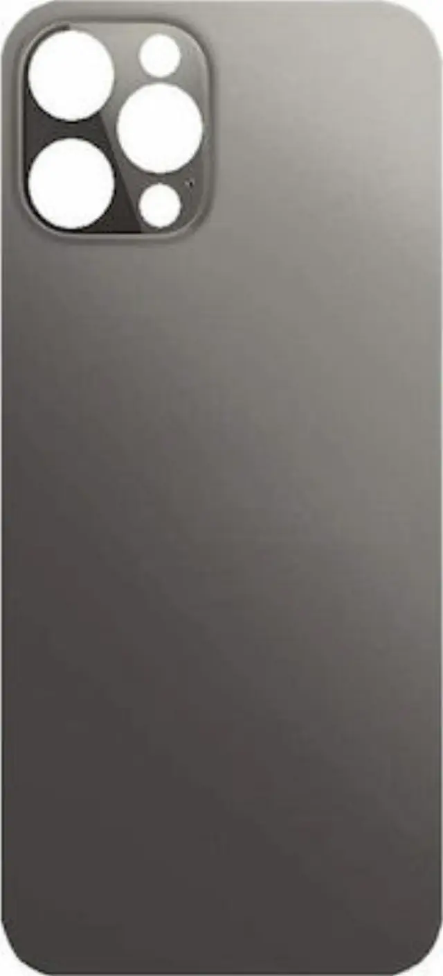 Καπάκι Μπαταρίας iPhone 12 Pro Χωρίς Τζαμάκι Κάμερας Μαύρο ME LOGO