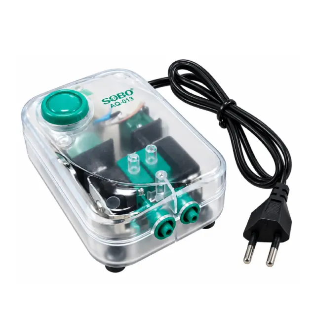 SOBO Αεραντλία Ενυδρείου 2 Εξόδων 4W 2x4L/min - 4W Dual Outlet Aquarium Air Pump 2x4L/min 088074 2