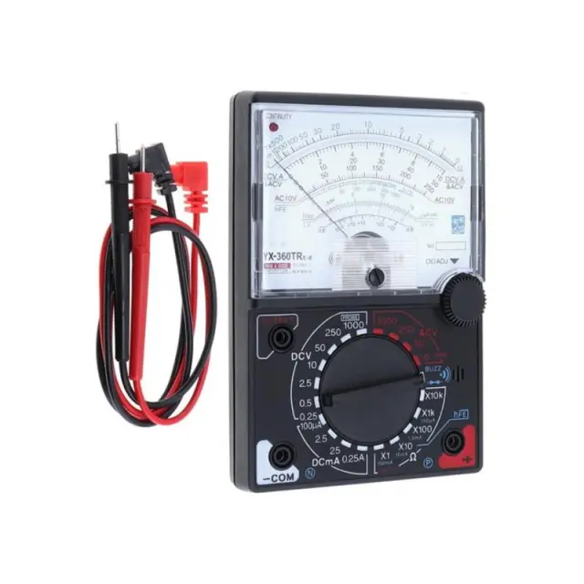 Sanwa YX-360TR Αναλογικό πολύμετρο με βελόνα Μαύρο - Multitester 5617