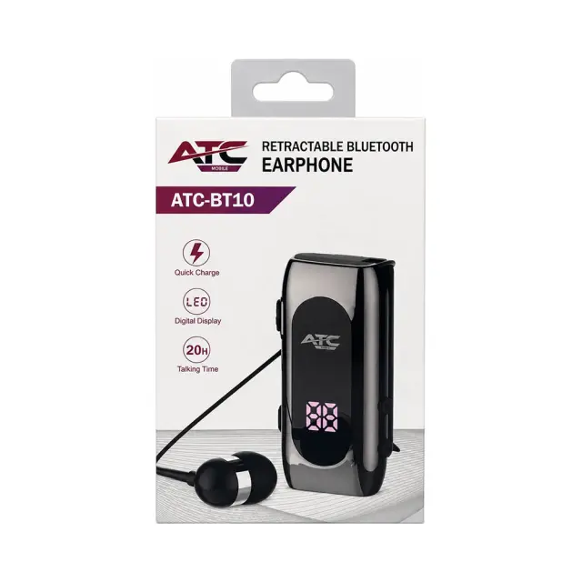 ATC BT10 Ανασυρόμενο Ακουστικό Bluetooth 2