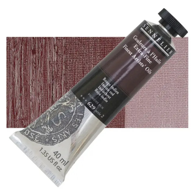 Sennelier Λάδι Finest Artists Oil 629 Indian Red - 40ml