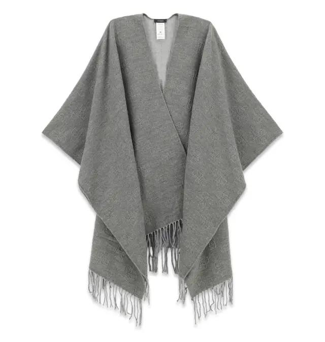 Poncho GUESS AW5660POL03 Γκρι - ONE SIZE