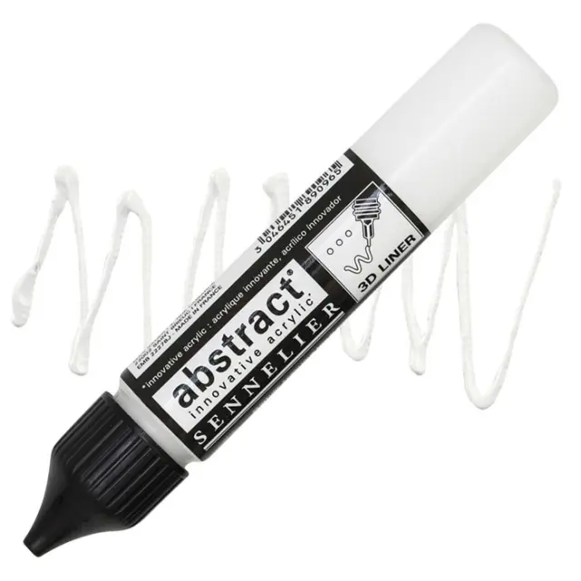 Ακρυλικό 3D Liner Sennelier Abstract 116 Titanium White - 27ml