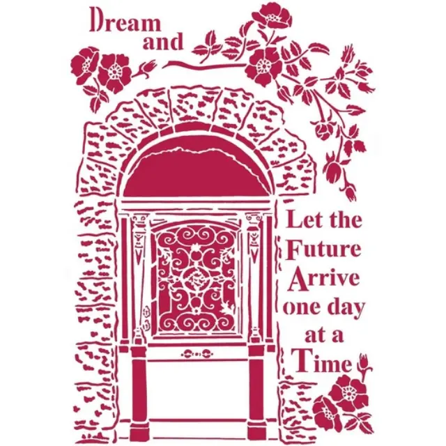 Στένσιλ Α4, 21x29,7cm, Stamperia, Lady Vagabond, Dream