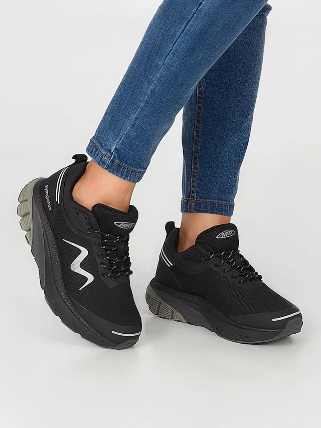 MBT Sneakers Γυναικείο ύφασμα Μαύρο MBT/1600 SYM BLACK 2