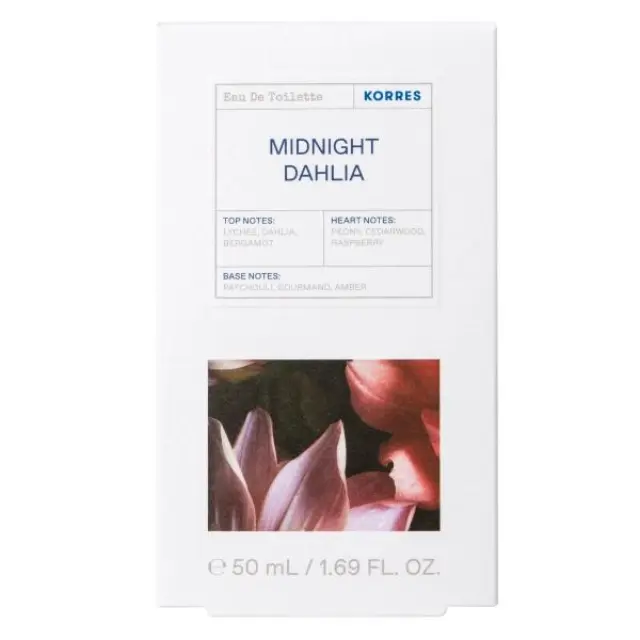 Korres Midnight Dahlia Eau De Toilette Άρωμα με Νότες Lychee, Dahlia, Bergamot 50ml 2