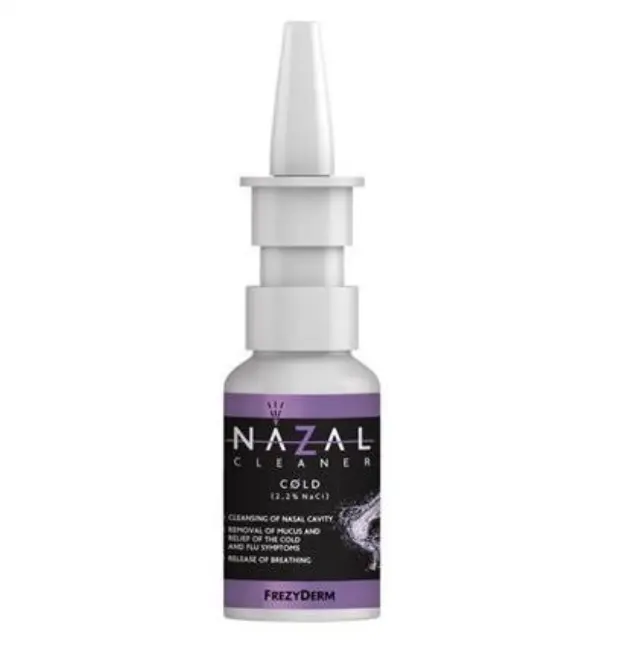 Frezyderm Nazal Cleaner Cold για Ανακούφιση από το Κρυολόγημα Yπέρτονο Αλατούχο Διάλυμα 2,2% NaCl, 30ml