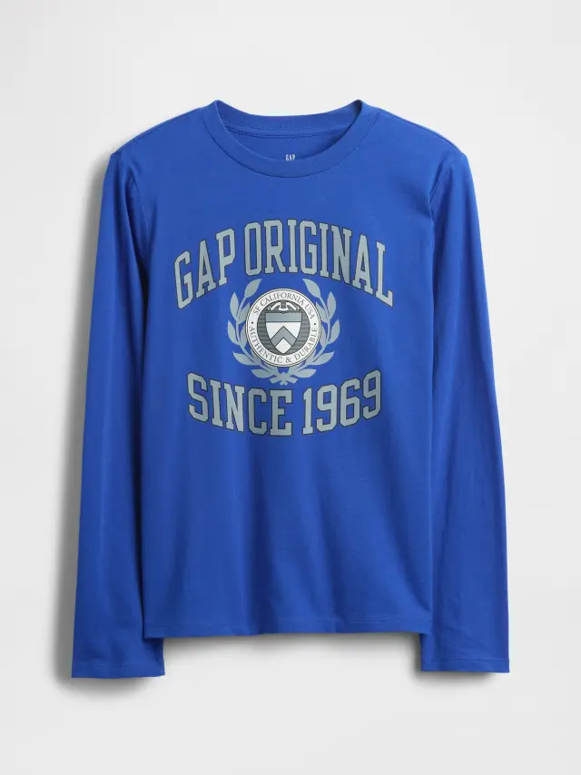 Παιδική Gap Logo Μπλούζα ROYAL GEM - XS