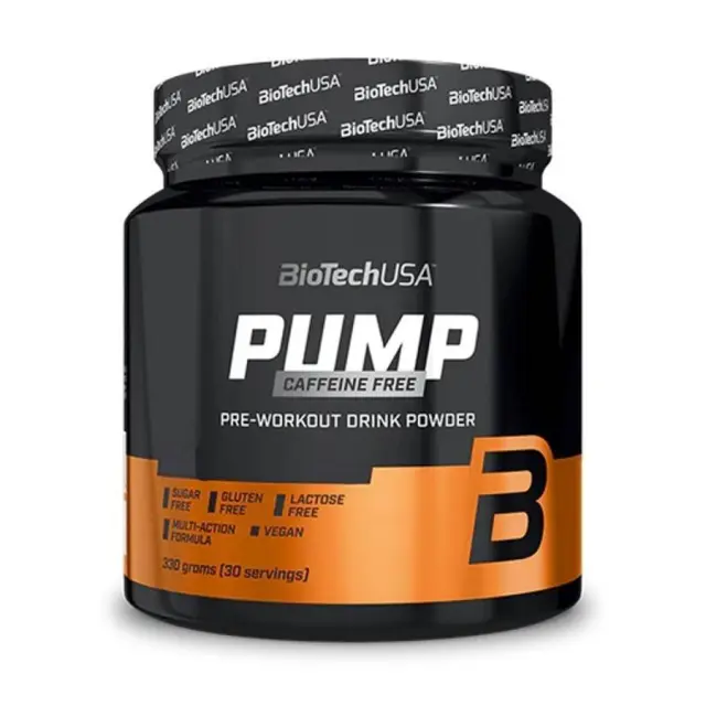 Pump Caffeine Free 330gr (Biotech Usa) Tropical Fruit