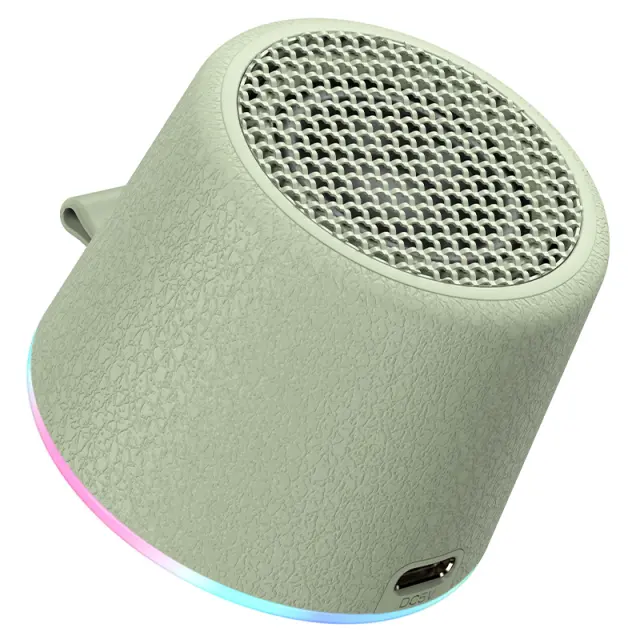 Φορητό Ηχείο Wireless Hoco HC49 Shine Mini Μαγνητικό TWS Hi-Fi Audio v6.0 700mAh 8W εως 4 Ώρες Αναπαραγωγής και Πολύχρωμο Φωτισμό Πράσινο