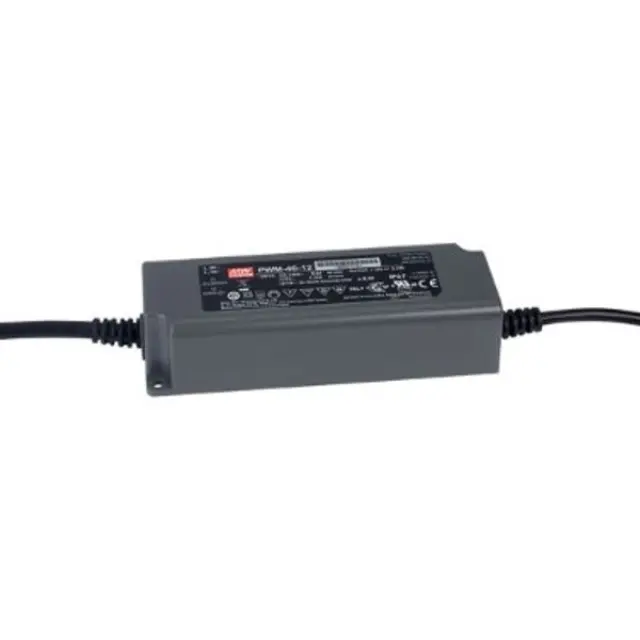 AC-DC Single output LED driver Constant Voltage (CV); PWM output for LED strips; Output 12Vdc at 3.34A; Dimming with 0-10Vdc or PWM; IP67 40W