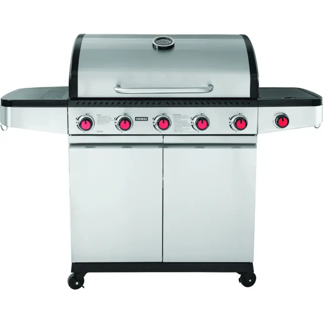 ΨΗΣΤΑΡΙΑ ΥΓΡΑΕΡΙΟΥ INOX BBQ PREMIUM LINE - 5 ΕΣΤΙΕΣ ΚΑΙ 1 ΠΛΑΪΝΟ ΜΑΤΙ 661318