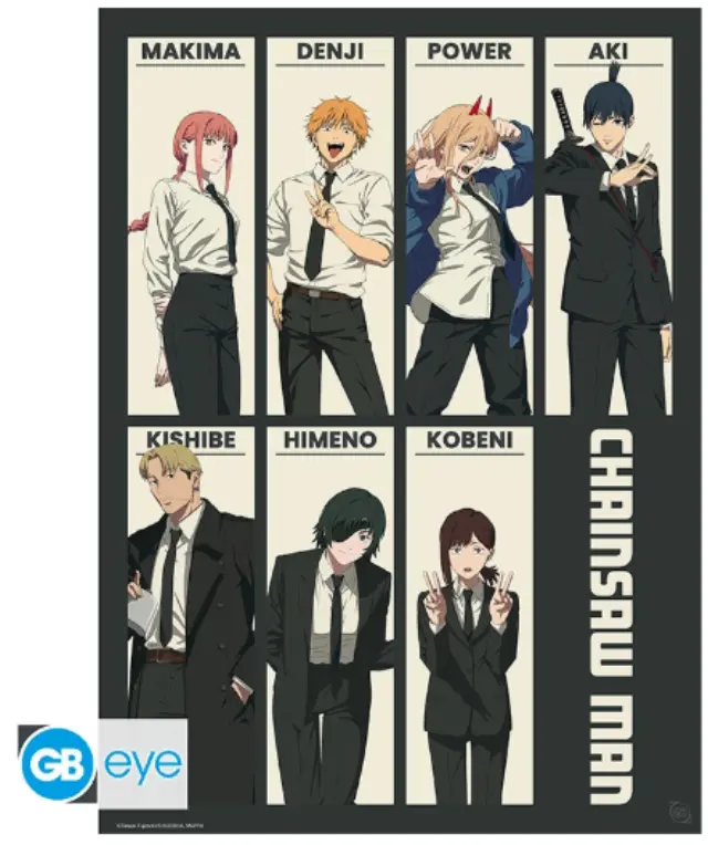 CHAINSAW MAN Αφίσα Devil Hunters (52x38cm)