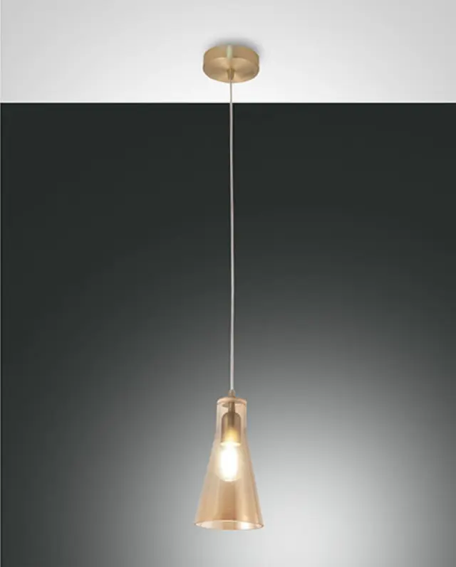 Dafne 3596-40 μονόφωτο φωτιστικό Μελί