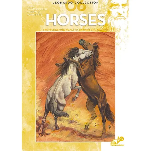 Βιβλίο Ζωγραφικής Leonardo No6 - Horses
