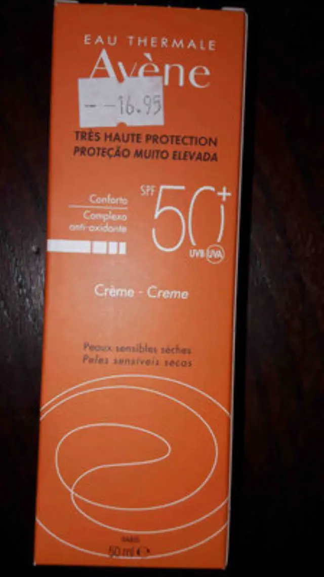 Avene Eau Thermale Cream SPF50+ Αντιηλιακή Κρέμα Προσώπου για Ξήρο Ευαίσθητο Δέρμα 50ml