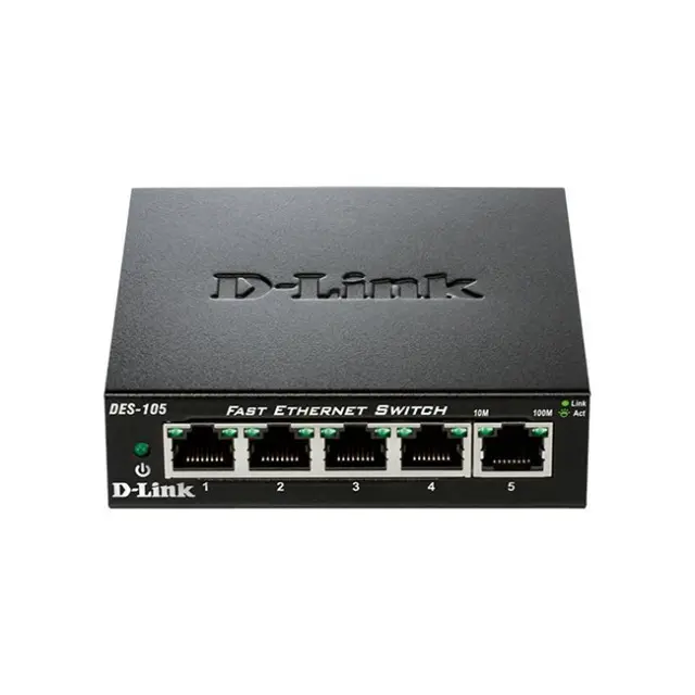 D-Link Unmanaged Switch DES-105 5port Gigabit (DES-105/E)