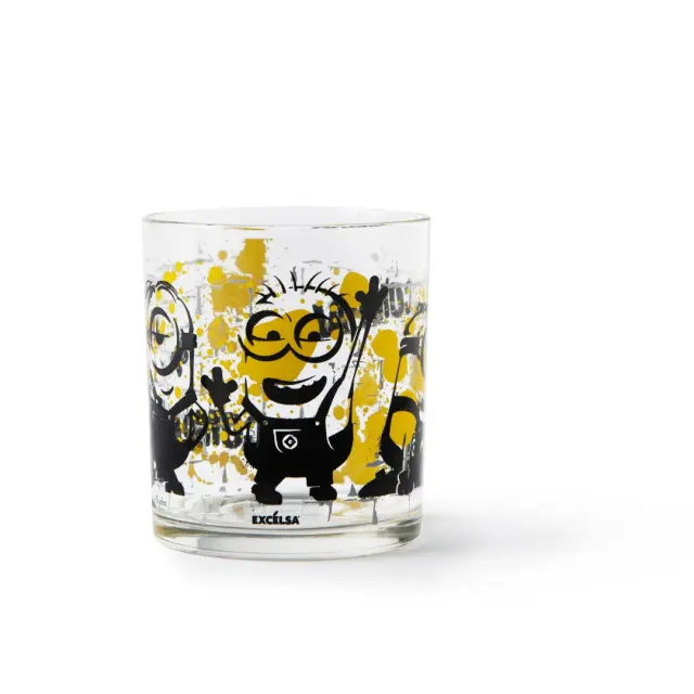 Excelsa Σετ (3τμχ) Γυάλινα Ποτήρια 250ml: Minions
