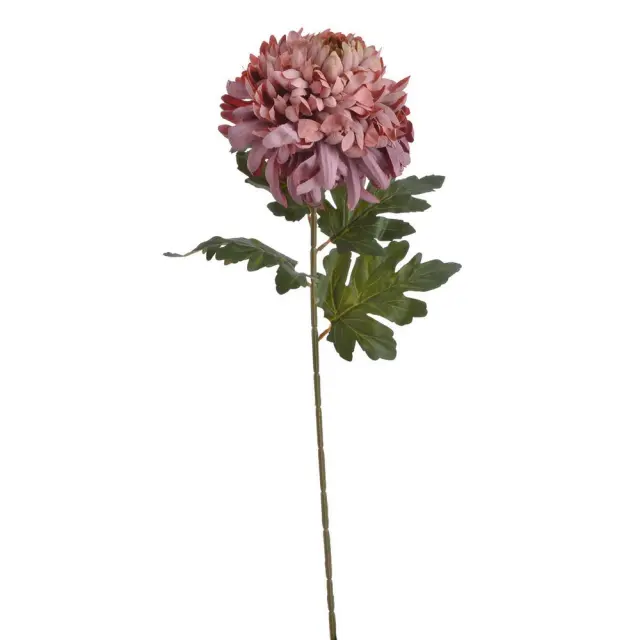 Χρυσάνθεμο λουλούδι τεχνητό, ροζ, 73cm