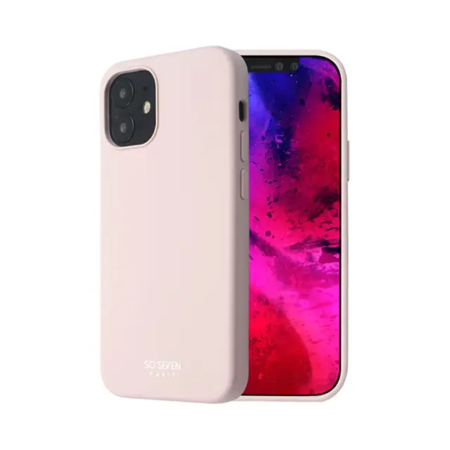 Θήκη Σιλικόνης So Seven Smoothie Silicone Case Για Apple iPhone 12 Mini Ροζ