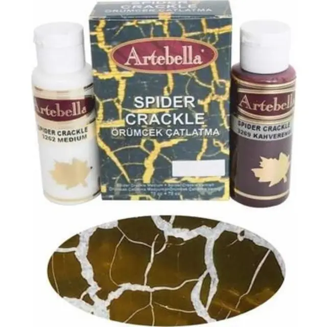 Artebella Σετ Κρακελέ Spider Brown - 70 & 70ml