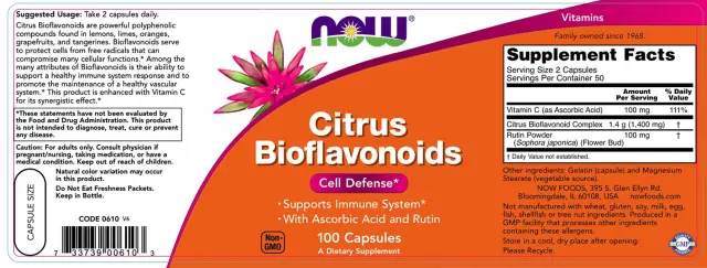 Now Foods Citrus Bioflavonoids 700 mg 2